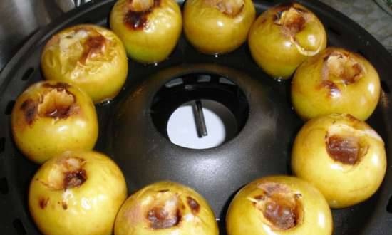 Baked apples (miracle frying pan grill gas D-512)