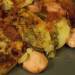 Potato casserole with sausages and mazarella cheese (contact grill VVK)