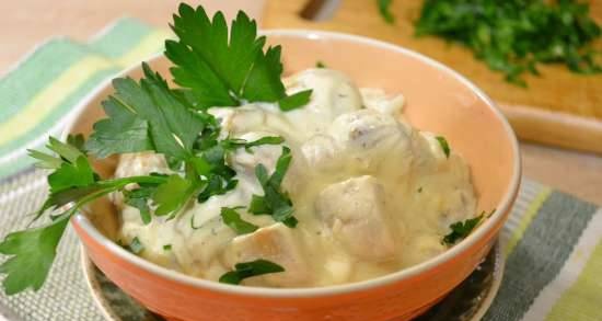 Ensalada de champiñones frescos