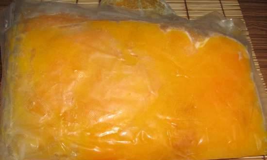 Thu hoạch bí ngô bằng công nghệ sous-vide