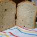 Apple bread with liquid yeast in a bread maker