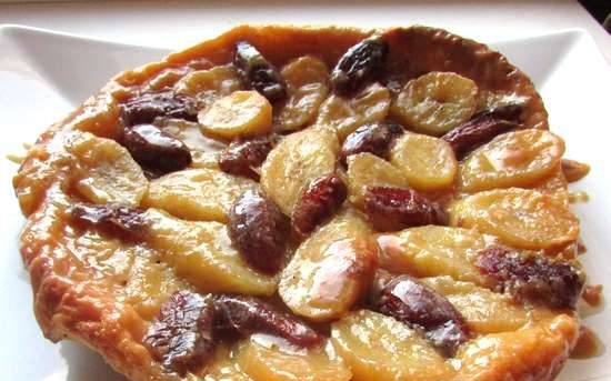 Tart Taten con banane e datteri