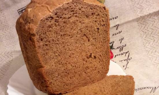 LG HB-151JE. Kefir bread with molasses on pressed yeast