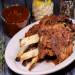 Elk ribs in tomato sauce