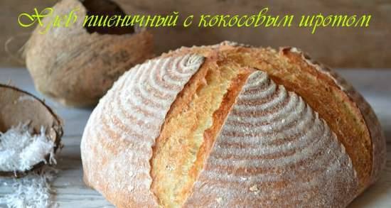 Pane di grano con farina di cocco