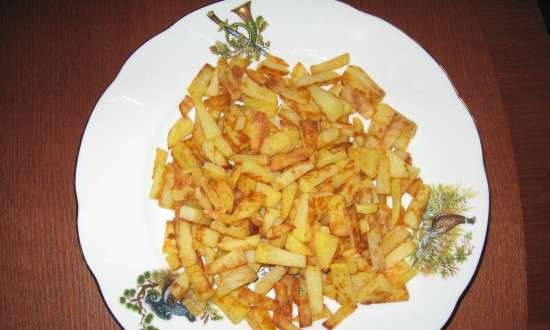 Fried potatoes (Princess pizza maker)