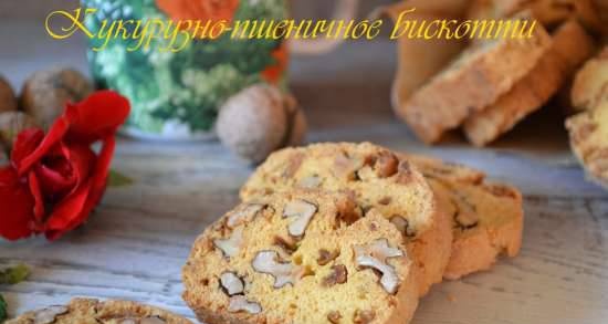 Kukorica-búza Biscotti