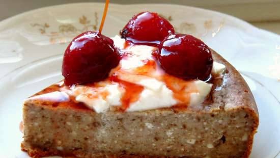 Cottage cheese casserole with fiber from Ivan-tea