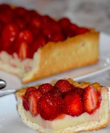 Crostata alle fragole (secondo la ricetta di J. Child)