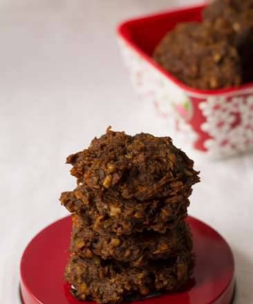 Carrot cookies on rye flour