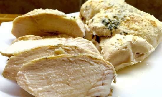 Chicken breast SousVide with Parmesan according to Onegin (Steba SV2)