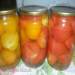 Tomates en escabeche para microondas