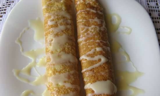 Curd pancakes without flour