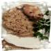 Rice Pearl Grain con pollo piccante al vapore (per il multicooker Toshiba RS-18-MNFR)