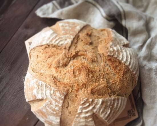 Pane integrale con pasta