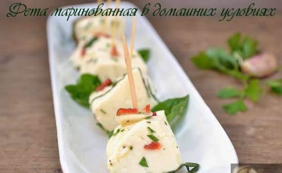 Feta marynowana w domu na zakwasie "Feta"