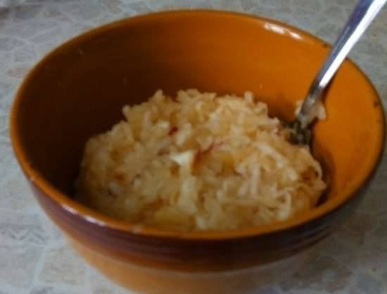 Ensalada de calabaza y manzana