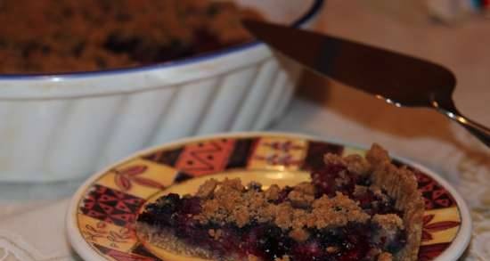 Open berry pie (gluten free option)