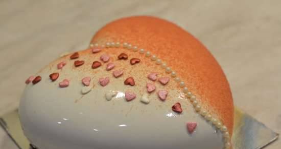 Cherry Heart Euro Cake