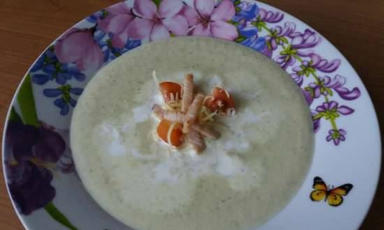 Crema di broccoli (broccoli e crema di formaggio blu)