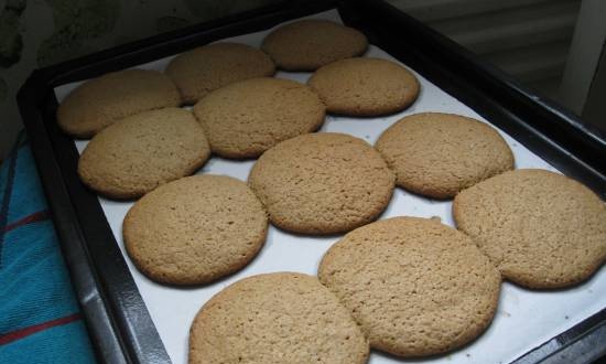 English oatmeal cookies