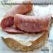 Homemade pork sausage in natural casing