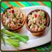 Potato Tartlets with Cod Liver Salad (Kalorik Electric Tartlet Maker)