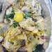 Guinea fowl with creamy orange sauce with honey and rosemary