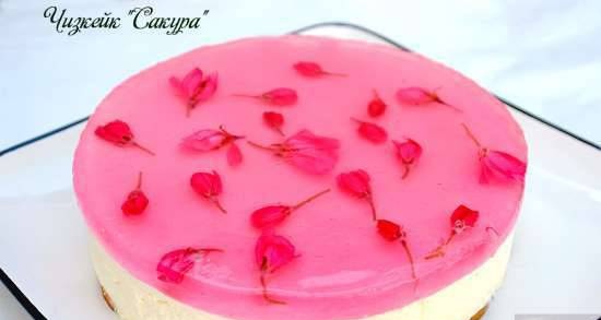 Cheesecake Sakura (non al forno)