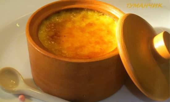 Crème brulee de carbassa