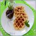 Waffles suecos con salsa de chocolate (wafflera Princess)