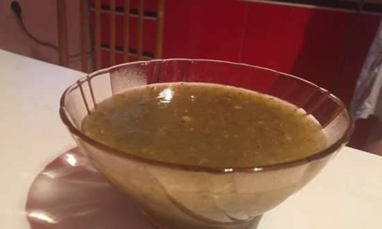 Salsa de chile dulce con notas cítricas