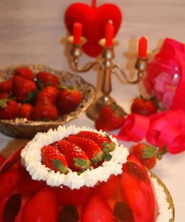 Ostekake Strawberry Dome