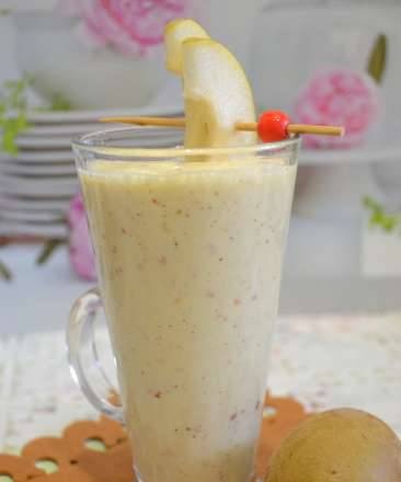 Batido de melón y ciruela (batidora de sopa Vitek VT-2620)