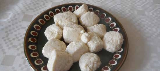 Galletas de mazapán de nueces sin harina