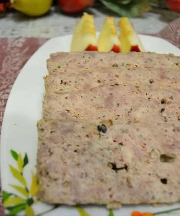 Csirke terrine Olyan egyszerű, mint a körte héjazása