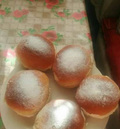 Buns based on the Nevsky pie