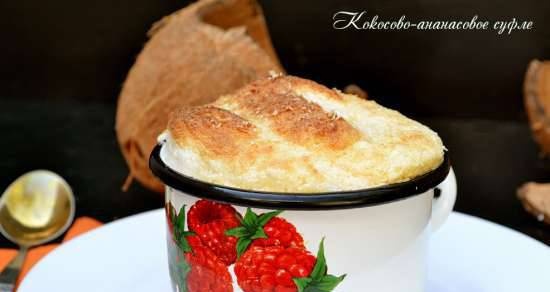 Kokosnøtt-ananas soufflé