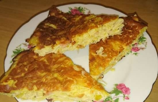 Torta di cavolo in gelatina, opzione N1