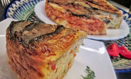 Soufflé di verdure al miglio