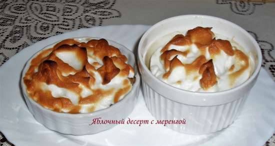 Appeldessert met meringue