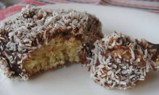 Chocolade-kokoskoekjes met gekookte gecondenseerde melk