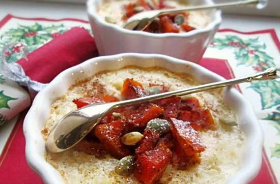 Airy Rice Casserole na may Kalabasa