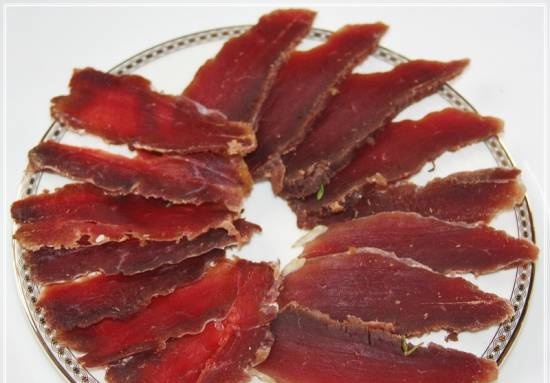 Anatra con oca al cognac al porto (tipo carpaccio)