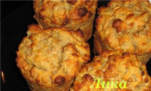 Banánovo-jablkové muffiny