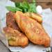 Fried patties with spinach and egg