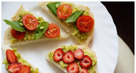 Toast all'avocado