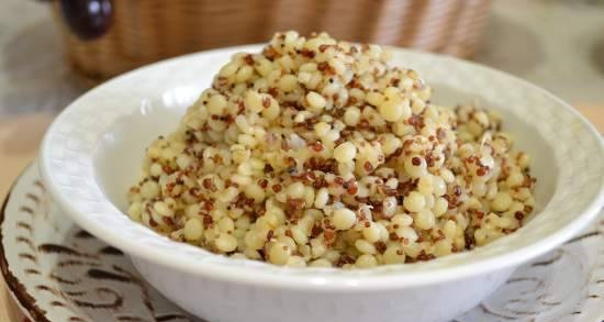 Guarnició de farinetes de cereals MIXLAR-SE amb bolets per al Multicooker CUCKOO 1054