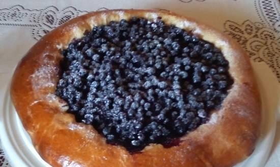 Pastel de queso y arándanos