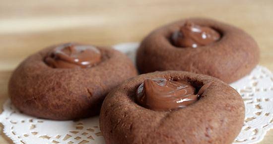 Nutellotti - biscotti con gocce di cioccolato a tre ingredienti